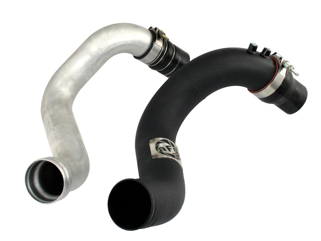 aFe Power Turbocharger Intercooler Pipe, Blade Runner, Cold Side Pipe, Black, Aluminum, With Couplers/Clamps, C.a.r.b. Eo Number D-550-8 – 46-20048