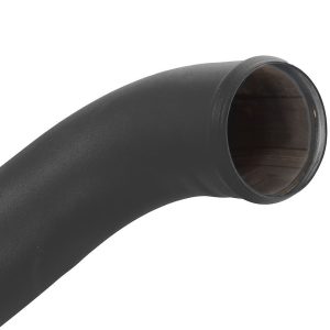 aFe Power Turbocharger Intercooler Pipe, Blade Runner, Hot Side Pipe, Powder Coated, Black, Stainless Steel, With Couplers/Clamps – 46-20218-B