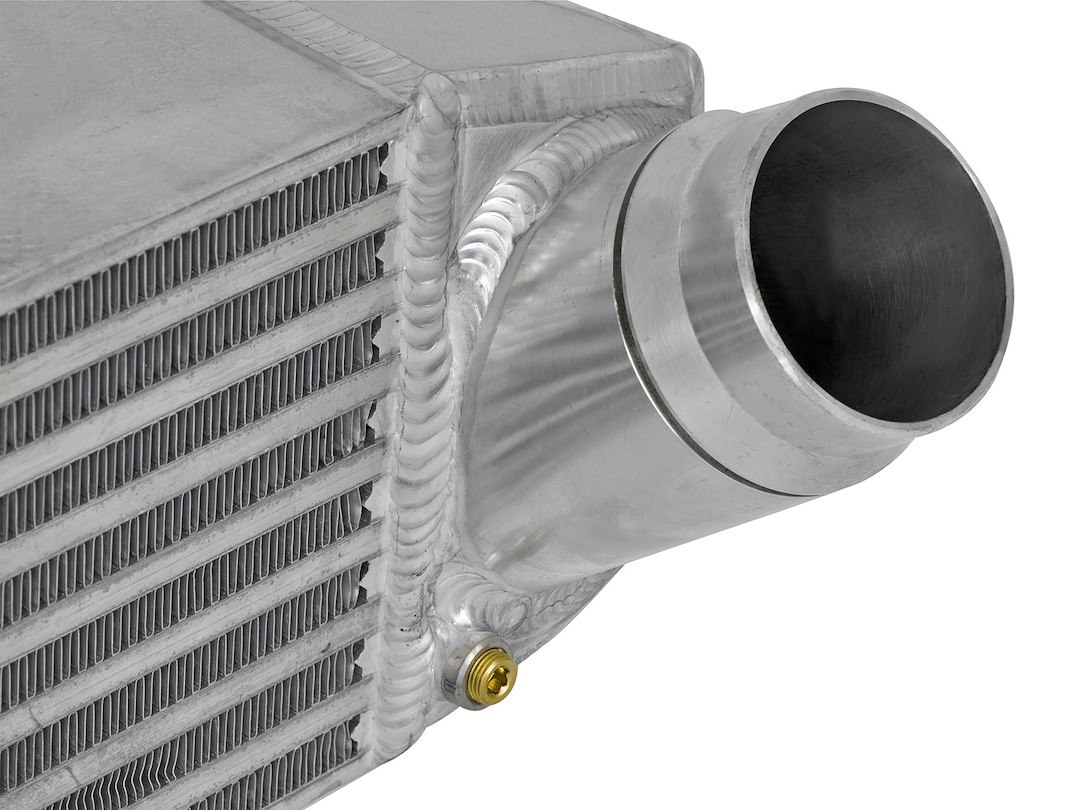 aFe Power Intercooler, Blade Runner, Air to Air, 5 Inch Bar and Plate, 2-1/2 Inch Inlet/ Outlet – 46-20301