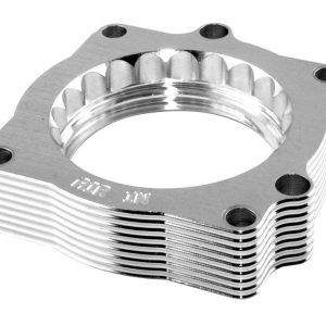 aFe Power Throttle Body Spacer, Silver Bullet, 1 Port, Polished, Billet Aluminum – 46-32007