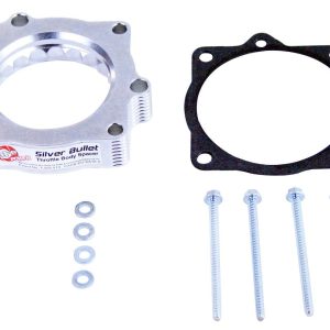 aFe Power Throttle Body Spacer, Silver Bullet, 1 Port, Polished, Billet Aluminum – 46-32007