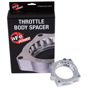 aFe Power Throttle Body Spacer, Silver Bullet, 1 Port, Polished, Billet Aluminum – 46-32007