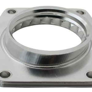 aFe Power Throttle Body Spacer, Silver Bullet, 2 Port, Polished, Billet Aluminum – 46-34008