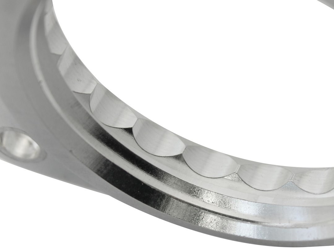 aFe Power Throttle Body Spacer, Silver Bullet, 2 Port, Polished, Billet Aluminum – 46-34008