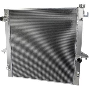 aFe Power Radiator, Blade Runner, Aftermarket Replacement, 2 Inch Thick Core, Brushed Aluminum with Afe Logo – 46-52061