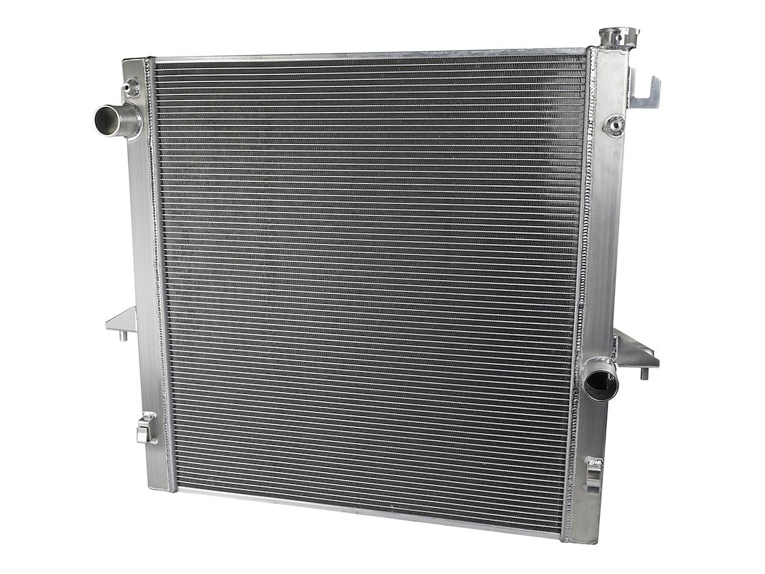 aFe Power Radiator, Blade Runner, Aftermarket Replacement, 2 Inch Thick Core, Brushed Aluminum with Afe Logo – 46-52061