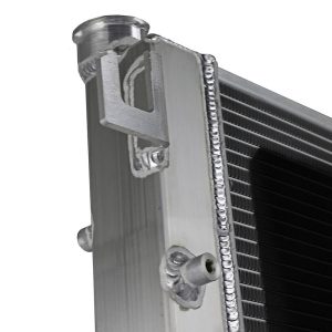 aFe Power Radiator, Blade Runner, Aftermarket Replacement, 2 Inch Thick Core, Brushed Aluminum with Afe Logo – 46-52061