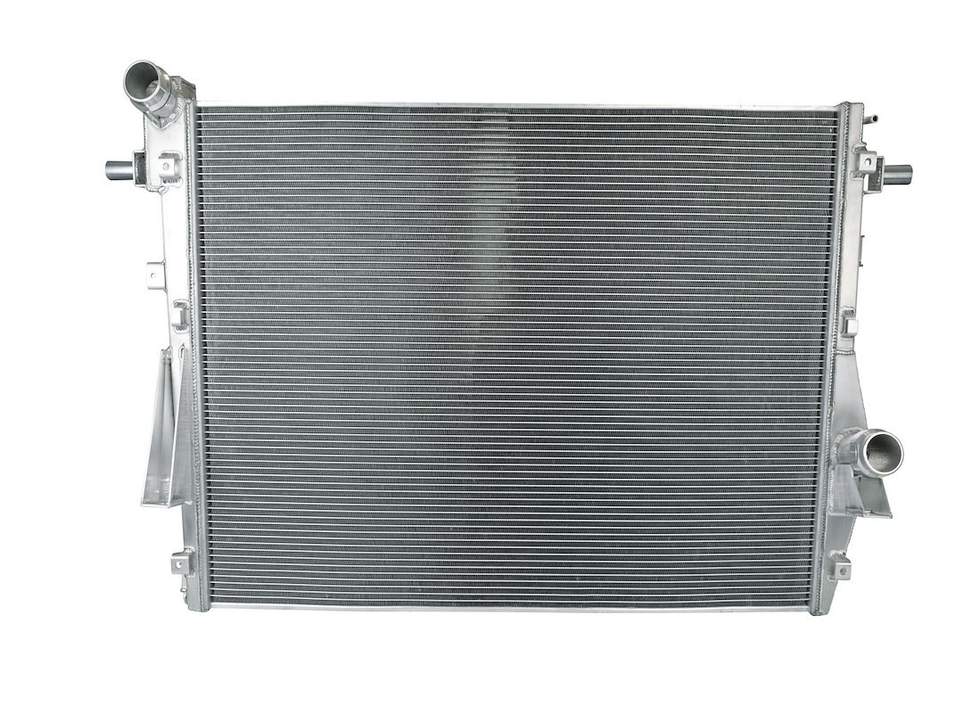 aFe Power Radiator, Blade Runner, Aftermarket Replacement, 2 Inch Thick Core, Brushed Aluminum with Afe Logo – 46-52131