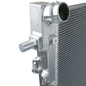 aFe Power Radiator, Blade Runner, Aftermarket Replacement, 2 Inch Thick Core, Brushed Aluminum with Afe Logo – 46-52131