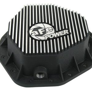 aFe Power Differential Cover, Pro Series, Chrysler 11-1/2 Inch, 14 Bolt, Without Girdle, With Fill Plug, With Drain Plug – 46-70092-WL