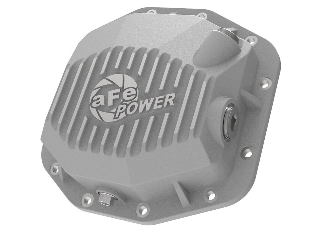aFe Power Differential Cover, Street Series, Jeep Dana M220-12, 12 Bolt, With Fill Plug, With Drain Plug, Raw, Cast Aluminum – 46-71000A