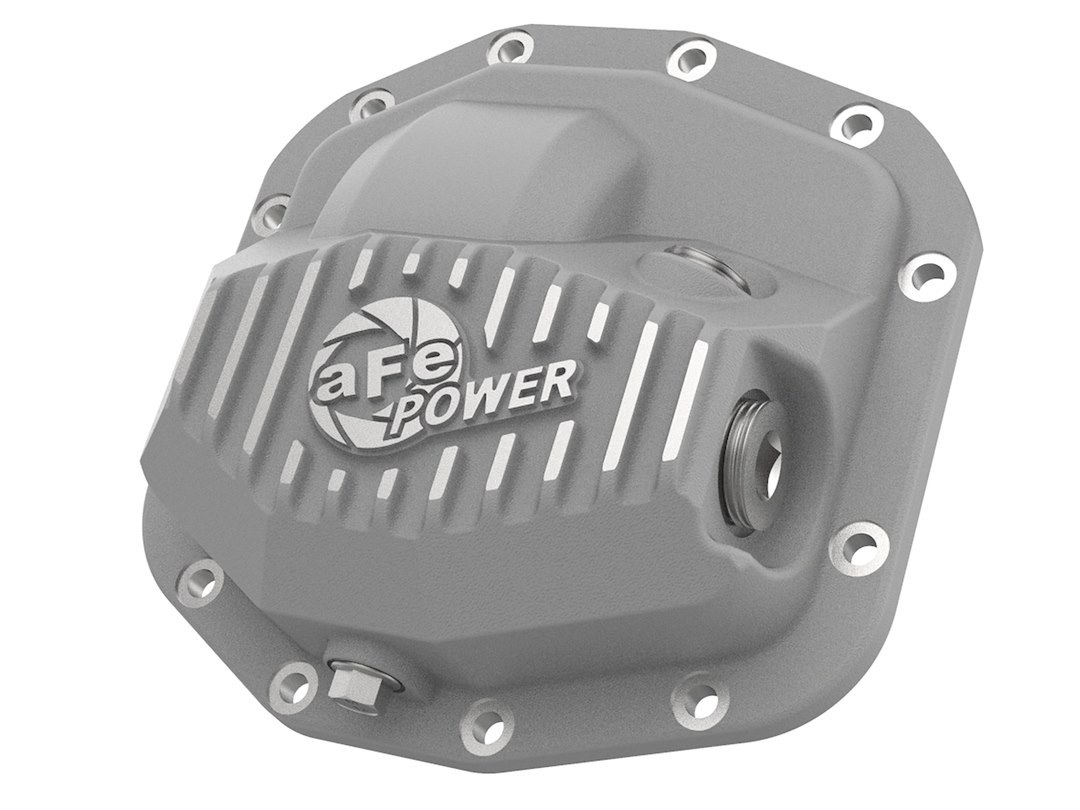 aFe Power Differential Cover, Street Series, Jeep Dana M186-12, 12 Bolt, With Fill Plug, With Drain Plug, Raw, Cast Aluminum – 46-71010A
