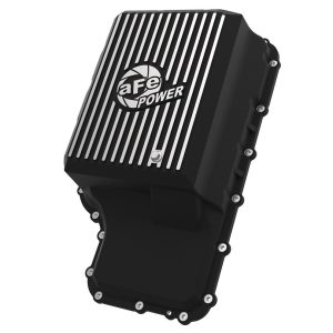 aFe Power Differential Cover, Ford 10R140, With Fill Plug, With Drain Plug, Black, Cast Aluminum – 46-71220B