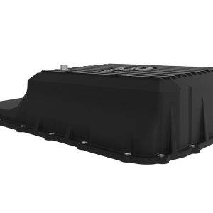aFe Power Differential Cover, Ford 10R140, With Fill Plug, With Drain Plug, Black, Cast Aluminum – 46-71220B