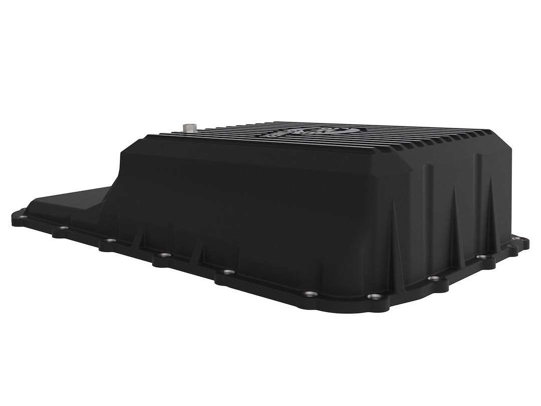 aFe Power Differential Cover, Ford 10R140, With Fill Plug, With Drain Plug, Black, Cast Aluminum – 46-71220B