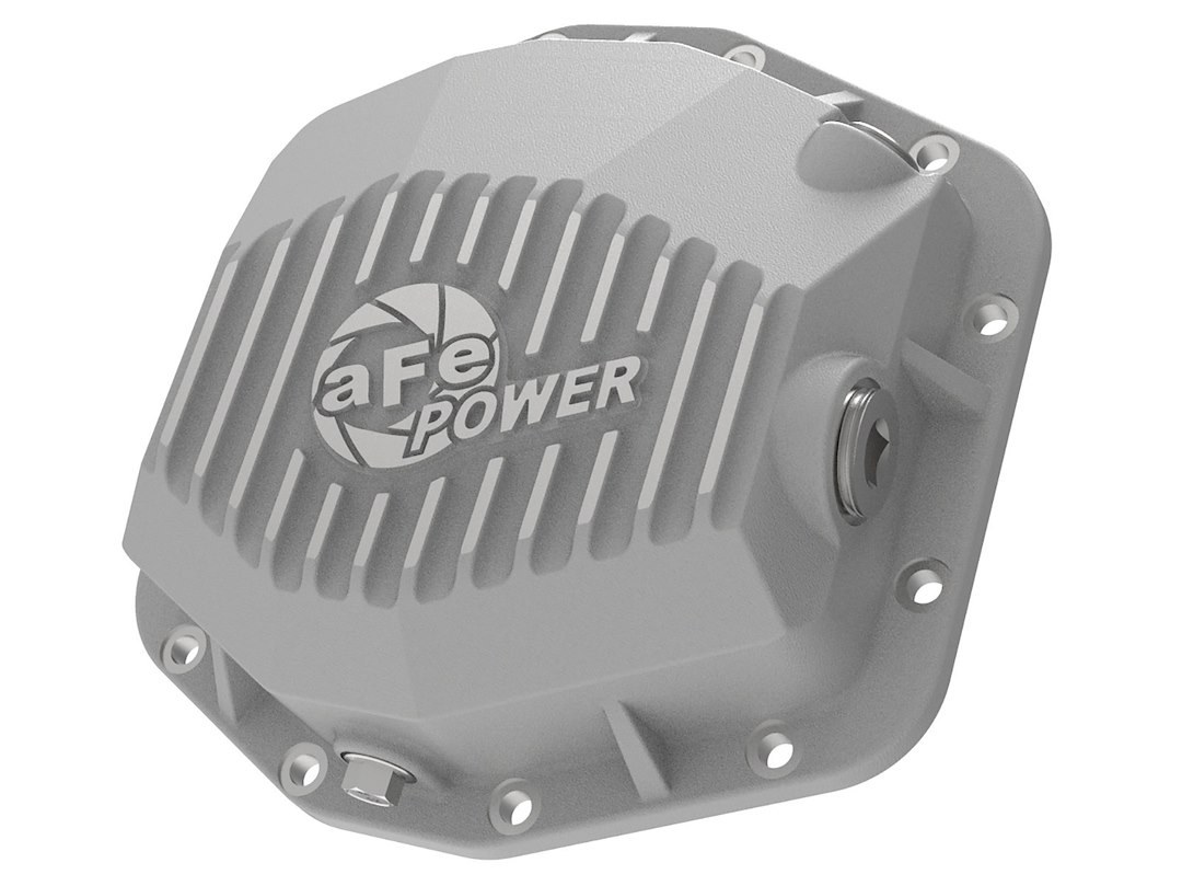 aFe Power Differential Cover, Street Series, Dana M220, 12 Bolt, Without Girdle, Magnetic Drain Plug, With Fill Plug, Raw – 46-71290A