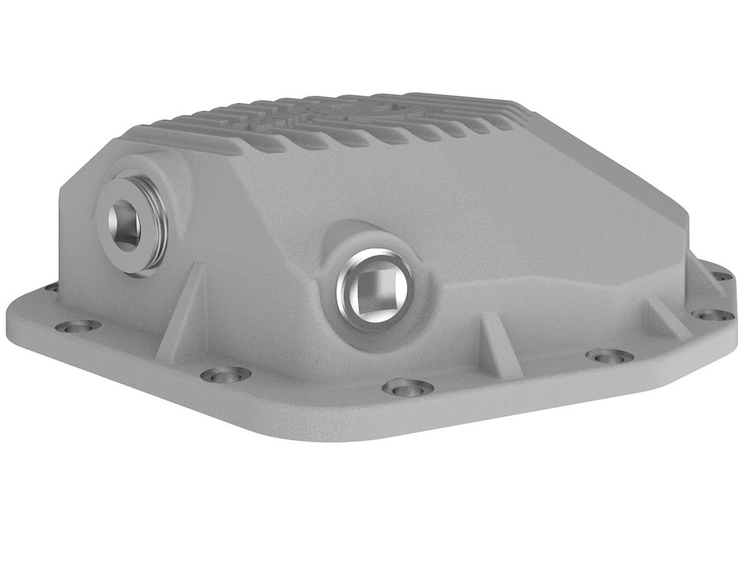 aFe Power Differential Cover, Street Series, Dana M220, 12 Bolt, Without Girdle, Magnetic Drain Plug, With Fill Plug, Raw – 46-71290A