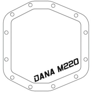 aFe Power Differential Cover, Street Series, Dana M220, 12 Bolt, Without Girdle, Magnetic Drain Plug, With Fill Plug, Raw – 46-71290A