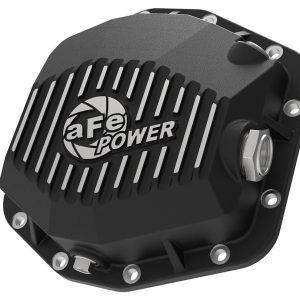 aFe Power Differential Cover, Street Series, Dana M220, 12 Bolt, Without Girdle, Magnetic Drain Plug, With Fill Plug, Powder Coated, Black – 46-71290B
