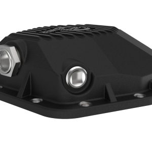 aFe Power Differential Cover, Street Series, Dana M220, 12 Bolt, Without Girdle, Magnetic Drain Plug, With Fill Plug, Powder Coated, Black – 46-71290B