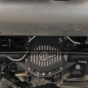 aFe Power Differential Cover, Pro Series, Dana M220, 12 Bolt, Without Girdle, Magnetic Drain Plug, With Fill Plug, Powder Coated, Black – 46-71291B