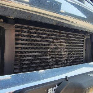 aFe Power Fluid Cooler, Blade Runner, Transmission Oil, Temperature Reductions of Up to 30° F, With 1/2 Inch Oil Hoses, Black – 46-80005