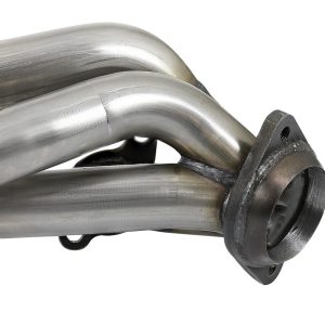 aFe Power Exhaust Header, Twisted Steel, Equal Length 1-5/8 Inch Primary Tubes, 1-5/8 Inch Thick Machined Flange, Brushed Stainless Steel – 48-33025-1