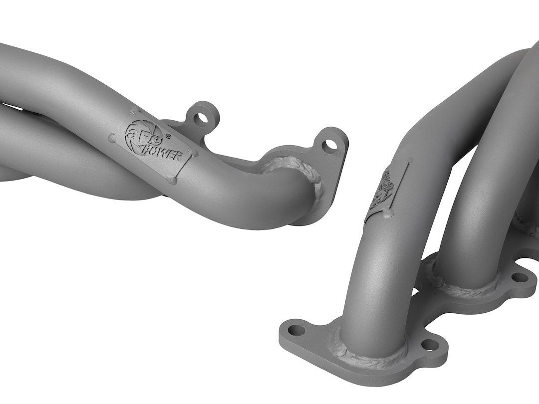 aFe Power Exhaust Header, Twisted Steel, Equal Length 1-5/8 Inch Primary Tubes, 1-5/8 Inch Thick Machined Flange – 48-33025-1T
