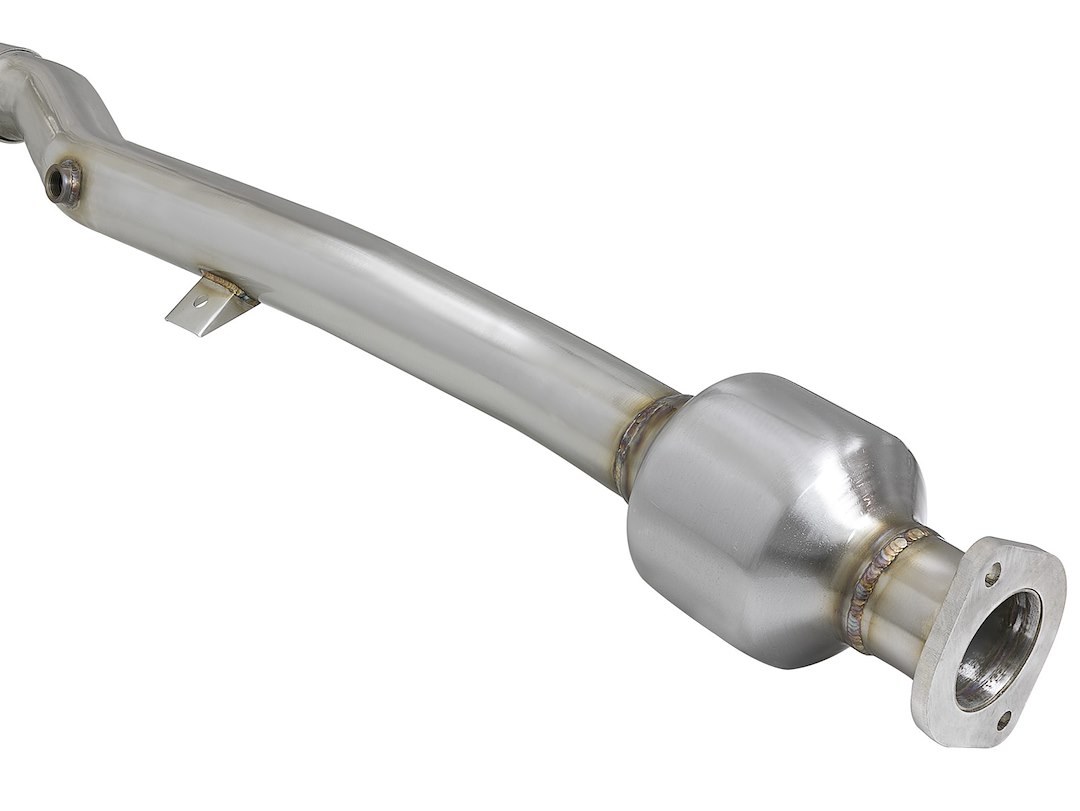 aFe Power Exhaust Header, Twisted Steel, 1-3/4 Inch Primary Tubes, 3/8 Inch Thick Flange, 2-1/2 Inch Collector Pipes, Not 50 State Legal – 48-36109-YC