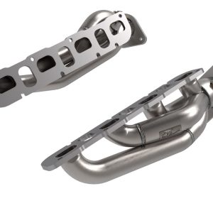 aFe Power Exhaust Header, Twisted Steel, 1-7/8 to 3 Inch Primary Tubes, 4-TO-1 Mitered Merge Collectors, Not 50 State Legal – 48-38031
