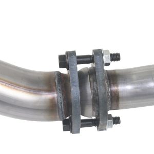aFe Power Exhaust Loop Delete, Twisted Steel, Used to Allow Driveshaft Clearance on Lifted Vehicles, Stainless Steel – 48-46210