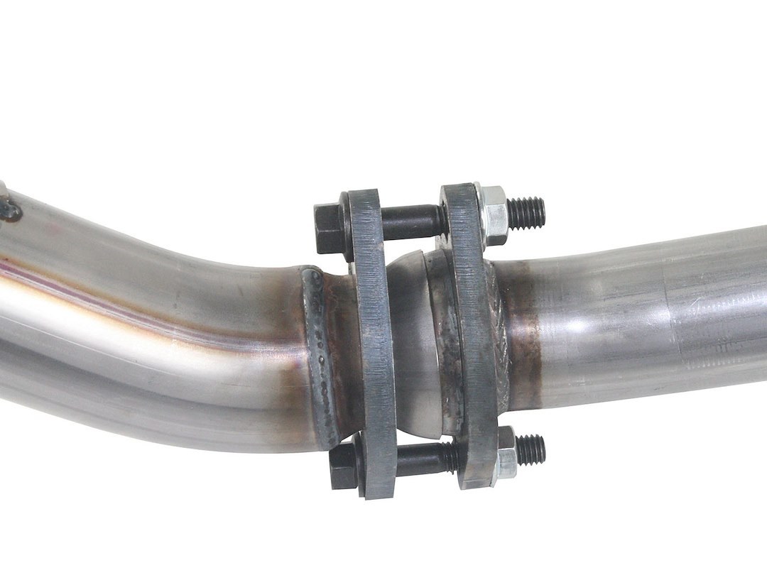 aFe Power Exhaust Loop Delete, Twisted Steel, Used to Allow Driveshaft Clearance on Lifted Vehicles, Stainless Steel – 48-46210