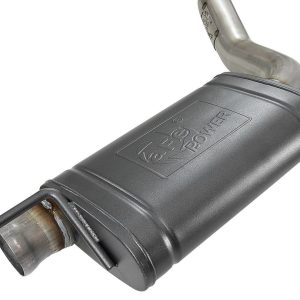 aFe Power Exhaust System Kit, Mach Force Xp Cat Back System, Stainless Steel, With Mufflers, 3 Inch Pipe Diameter – 49-32060