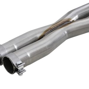 aFe Power Exhaust System Kit, Mach Force Xp Cat Back System, Stainless Steel, With Mufflers, 3 Inch Pipe Diameter – 49-32060