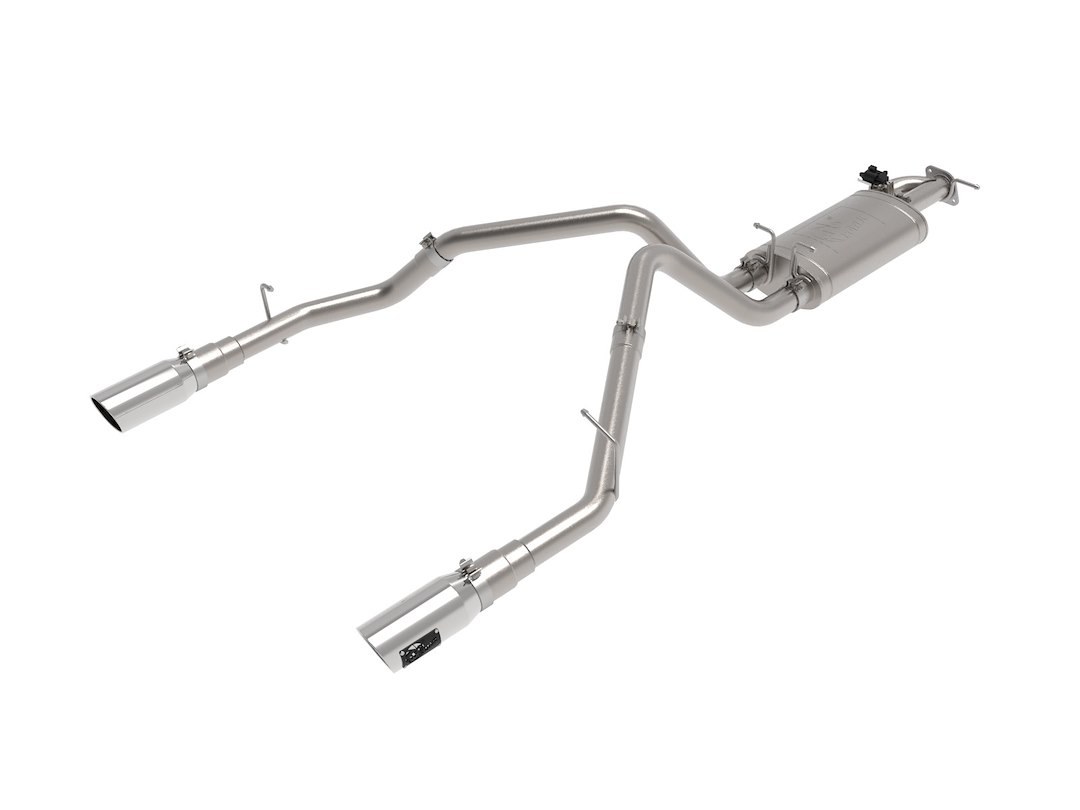 aFe Power Exhaust System Kit, Gemini Xv Cat-Back System, Stainless Steel, With Muffler, 3 Inch Pipe Diameter – 49-32081-P