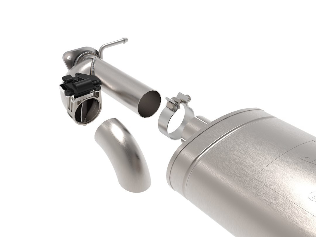 aFe Power Exhaust System Kit, Gemini Xv Cat-Back System, Stainless Steel, With Muffler, 3 Inch Pipe Diameter – 49-32081-P