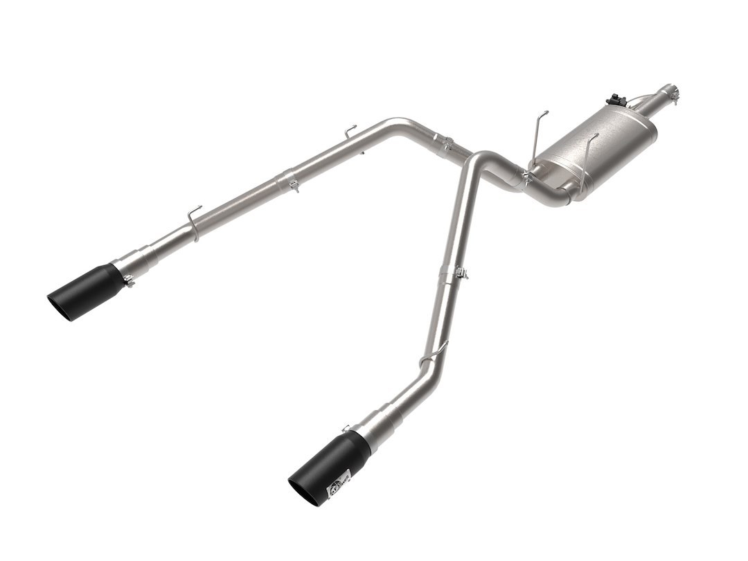 aFe Power Exhaust System Kit, Gemini Xv Cat-Back System, Stainless Steel, With Muffler, 3 Inch Pipe Diameter – 49-32083-B