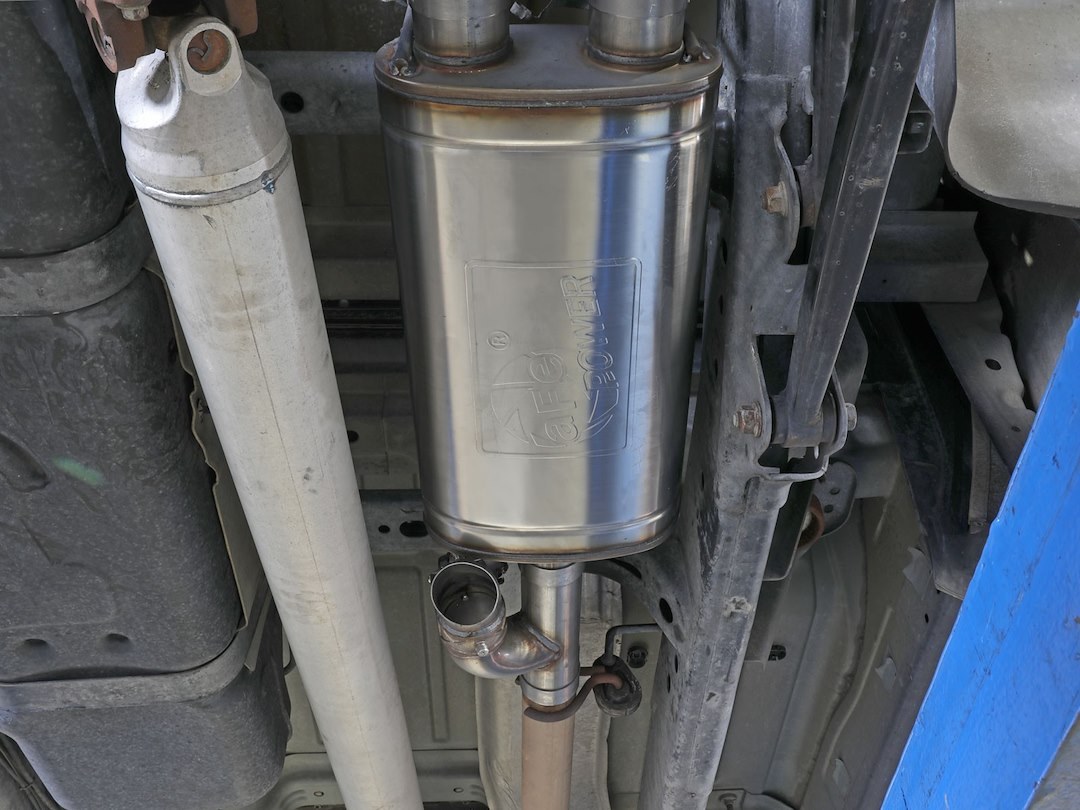 aFe Power Exhaust System Kit, Gemini Xv Cat-Back System, Stainless Steel, With Muffler, 3 Inch Pipe Diameter – 49-32083-B