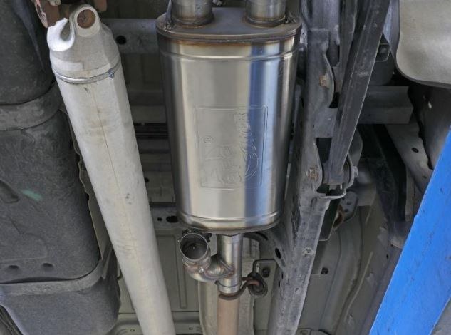 aFe Power Exhaust System Kit, Gemini Xv Cat-Back System, Stainless Steel, With Muffler, 3 Inch Pipe Diameter – 49-32083-P