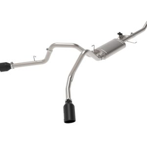aFe Power Exhaust System Kit, Gemini Xv Cat-Back System, Stainless Steel, With Single Muffler, 3 Inch Pipe Diameter – 49-33123-B