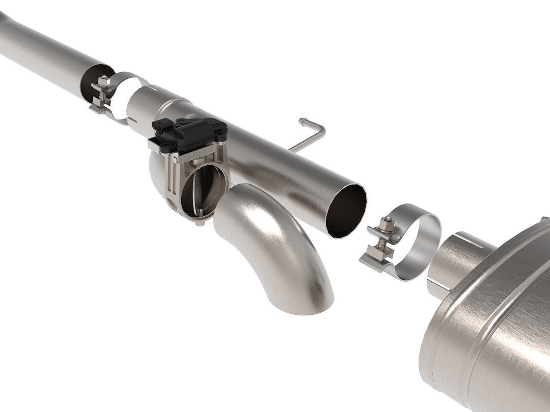 aFe Power Exhaust System Kit, Gemini Xv Cat-Back System, Stainless Steel, With Single Muffler, 3 Inch Pipe Diameter – 49-33123-B