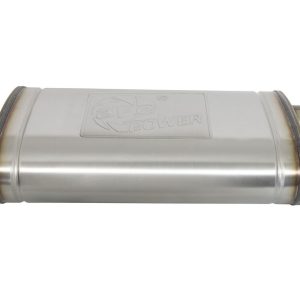 aFe Power Exhaust System Kit, Vulcan Cat-Back System, Stainless Steel, With Muffler, 3 Inch Pipe Diameter, Single Exhaust with Dual Exit – 49-33126-B