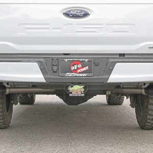 aFe Power Exhaust System Kit, Vulcan Cat-Back System, Stainless Steel, With Muffler, 3 Inch Pipe Diameter, Single Exhaust with Dual Exit – 49-33126-B