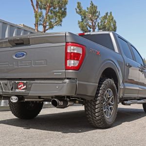 aFe Power Exhaust System Kit, Vulcan Cat-Back System, Stainless Steel, With Muffler, 3 Inch Pipe Diameter – 49-33127-B