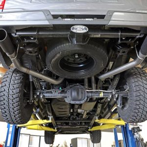 aFe Power Exhaust System Kit, Vulcan Cat-Back System, Stainless Steel, With Muffler, 3 Inch Pipe Diameter – 49-33127-B