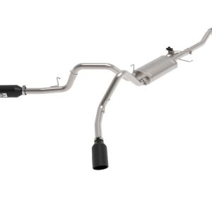 aFe Power Exhaust System Kit, Gemini Xv Cat-Back System, Stainless Steel, With Single Muffler, 3 Inch Pipe Diameter – 49-33129-B