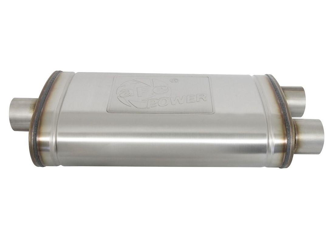 aFe Power Exhaust System Kit, Gemini Xv Cat-Back System, Stainless Steel, With Muffler, 3 Inch Pipe Diameter – 49-33129-P