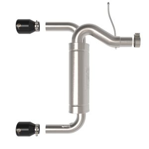aFe Power Exhaust System Kit, Vulcan Axle-Back System, Stainless Steel, With Muffler, 3 Inch to 2-1/2 Inch Pipe Diameter – 49-33137-B