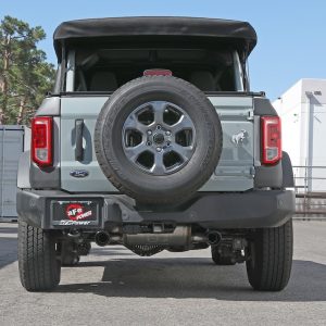 aFe Power Exhaust System Kit, Vulcan Axle-Back System, Stainless Steel, With Muffler, 3 Inch to 2-1/2 Inch Pipe Diameter – 49-33137-B