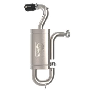 aFe Power Exhaust System Kit, Vulcan Axle-Back System, Stainless Steel, Without Muffler, 2-1/2 Inch Pipe Diameter – 49-33141-B